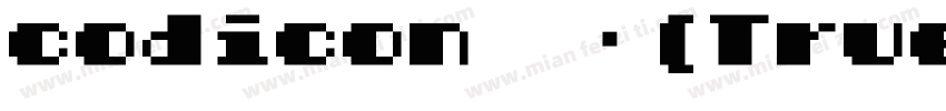 codicon 常规(TrueType) (Version 110)字体转换